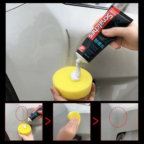 100ml Car Scratches Repair Kit Polishing Wax Cream Paint Scratch ...