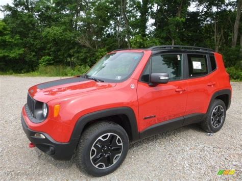 2017 Colorado Red Jeep Renegade Trailhawk 4x4 #121085711 | GTCarLot.com ...