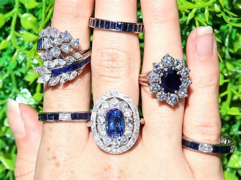 Vintage & Antique Sapphire Rings for Sale UK | AC Silver