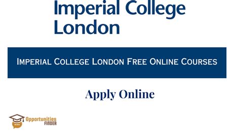 Imperial College London Free Online Courses - Opportunities Finder