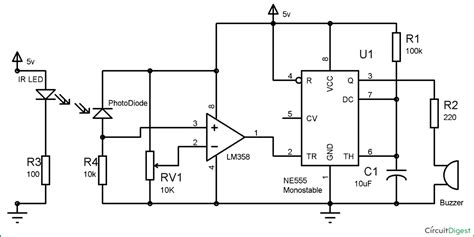 Security Alarm System Circuit Diagram