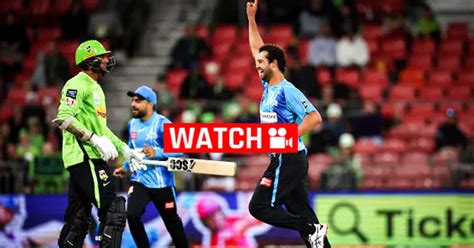 Henry Thornton stars as Sydney Thunder gets bowled out for just 15 runs inside powerplay in a ...