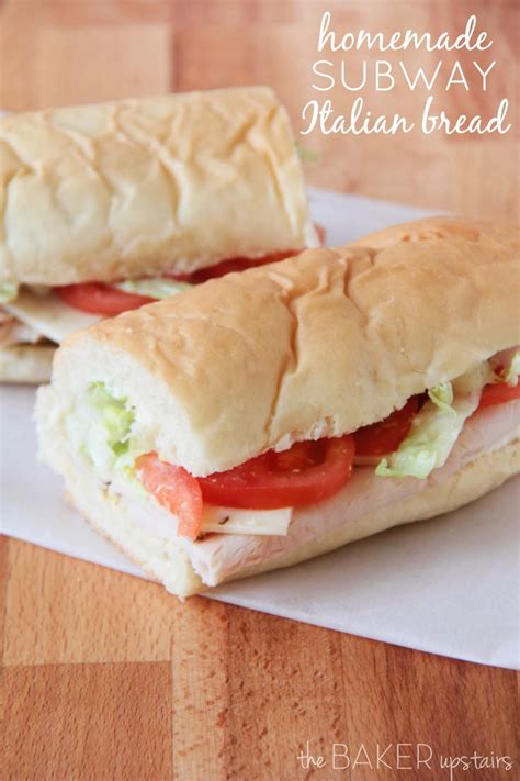 The Baker Upstairs: homemade subway italian bread