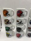 Vintage (LOT OF 28) NFL Football Helmet Coffee Cups Mini Gumball ...