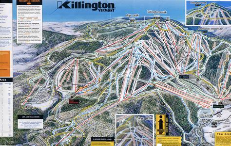 Killington Trail Map - Killington Vermont USA • mappery