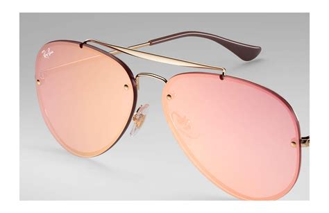 Ray-Ban Blaze Aviator in Pink for Men - Lyst