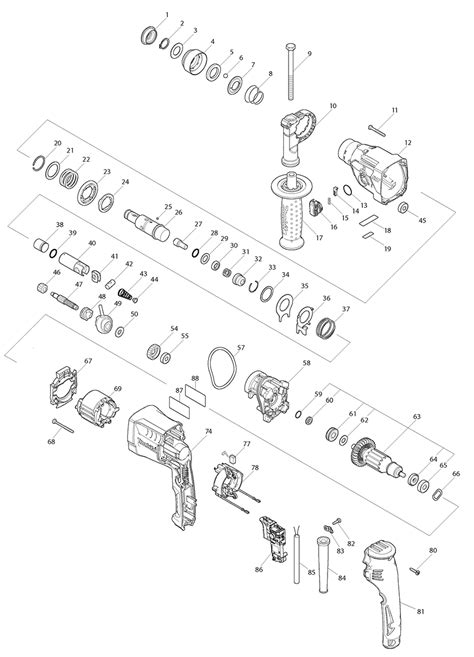 Makita Hammer Drill Parts List | Reviewmotors.co