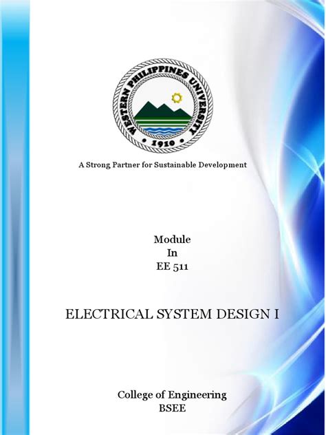 Electrical System Design I | PDF