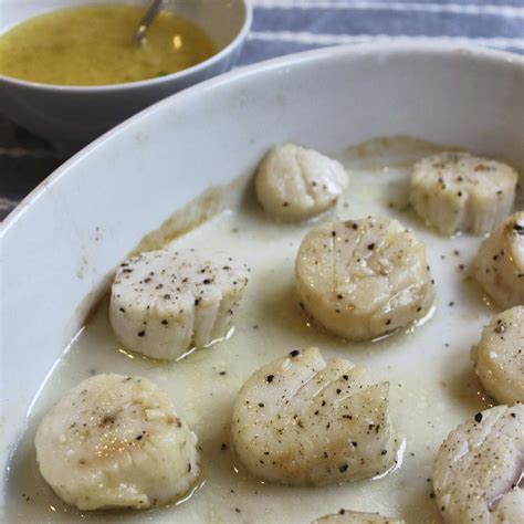 Scallops with White Wine Sauce II Recipe