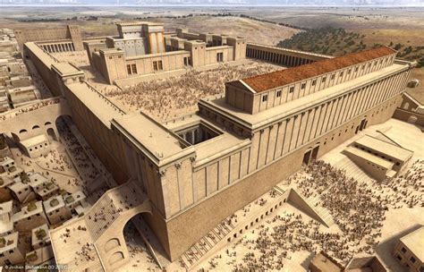 Herod's Temple in ancient Jerusalem by Jochen Stuhrmann | Antike gebäude, Archäologie, Tempel