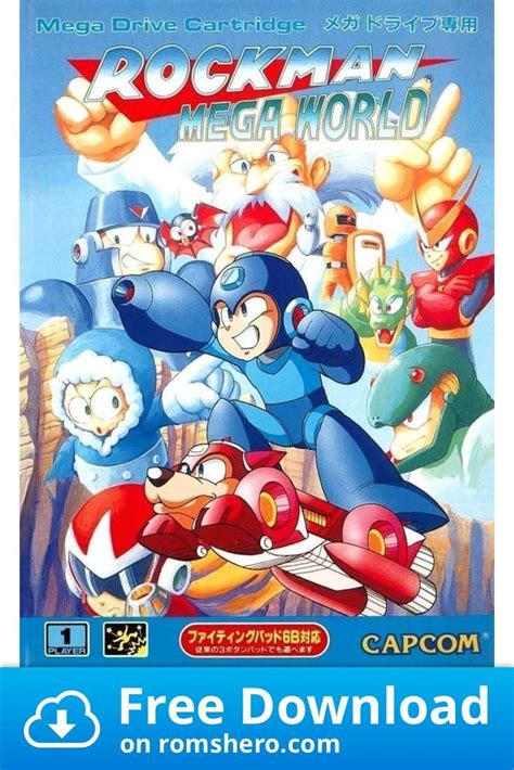 Download Rockman Megaworld - Sega Genesis (Sega Mega Drive) ROM | Sega ...