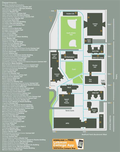 Lehman College Campus Map - Downtown Albany New York Map