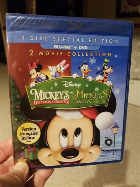 MICKEY'S ONCE UPON a Christmas & Mickey's Twice Upon Christmas Bluray & DVD $11.23 - PicClick