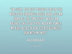 Haile Gebrselassie Quotes. QuotesGram