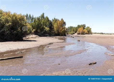 Medano Creek dried up stock image. Image of sand, cool - 104819165