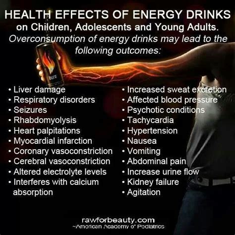 Effects of energy drinks | Health and other Handy Tips | Pinterest