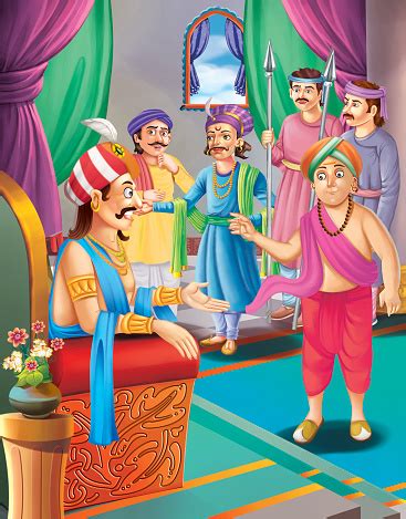 Tenali Raman Stories Stock Illustration - Download Image Now - Adult ...