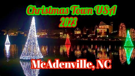 McAdenville, NC | CHRISTMAS TOWN USA 2023 Walking Tour‼️ - YouTube