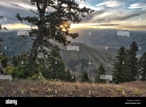 Hells Canyon, Overlook, park, nature, National Recreation Area, Oregon, USA, United States ...