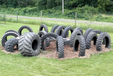 playgrounds with tires (With images) | Tire playground, Natural ...