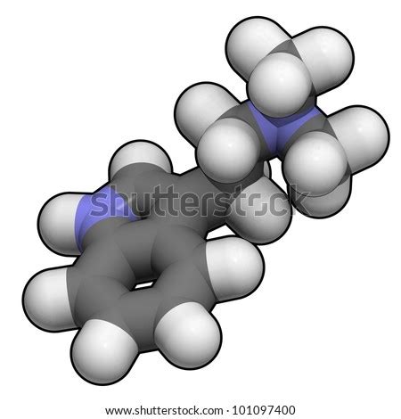 Dimethyltryptamine (Dmt) Psychedelic Drug Molecule, Chemical Structure. Dmt Is A Psychedelic ...