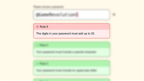 The Password Game Rule 5: How to Make Digits Add Up to 25 - GameRevolution