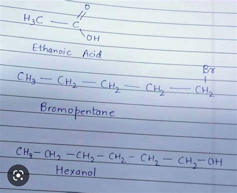 draw the structure of bromopentane - Brainly.in