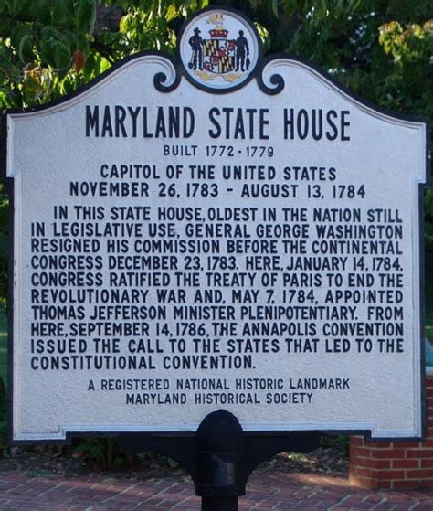 Maryland State House - 1 - Maryland Historical Markers on Waymarking.com