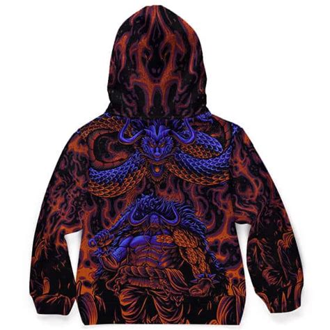 Emperor Kaido Mythical Zoan Art Kids Hoodie Jacket