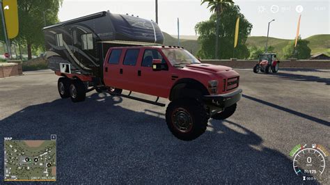 Ford F550 6x6 Camping v1.0 Car - Farming Simulator 2022 / 19 mod