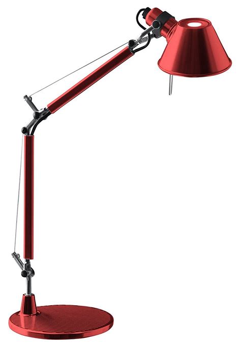 Artemide Tolomeo Micro Anodized Red Desk Lamp: Amazon.co.uk: Lighting ...