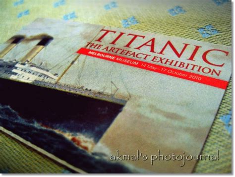 nur.radiant: Titanic Artefact Exhibition @ Melbourne Museum