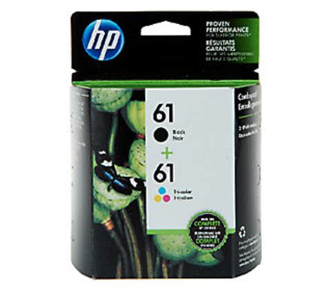 HP 61 Black & Tri-Color Ink Print Cartridge Combo Pack — QVC.com