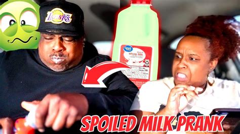 EPIC Expired Milk Prank on Fiancé Gone WRONG?! Hilarious Reactions Caught on Camera! - YouTube