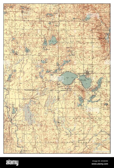 Lewiston, Michigan, map 1949, 1:62500, United States of America by ...