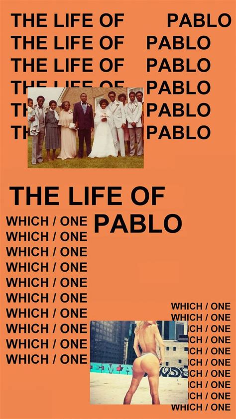 Kanye West The Life Of Pablo Phone Wallpaper | Rap album covers, Cool ...