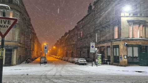 Glasgow snow weather updates: How long Storm Darcy will last according ...