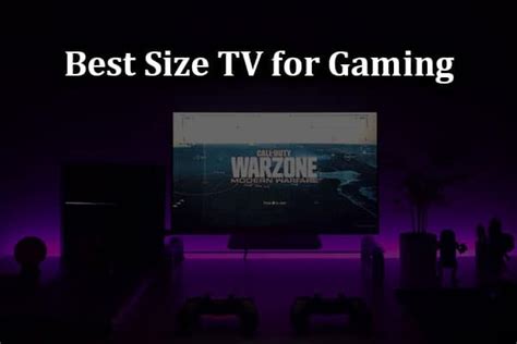 What Is The Best Size TV For Gaming? 8 Factors To Consider - Game In Charge