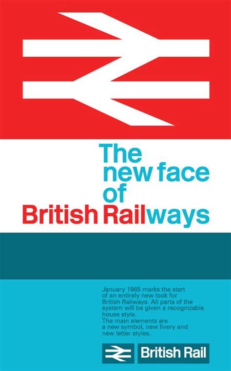 British Rail’s double-arrow logo, by the Design Research Unit | British rail, Logo design love ...