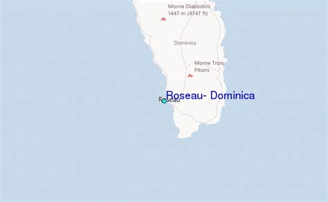 Roseau, Dominica Tide Station Location Guide