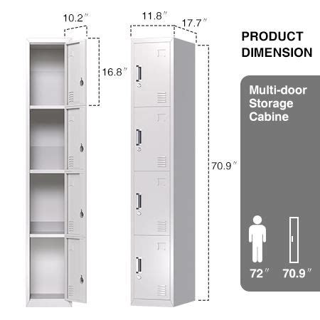 China Discount 4 Tier Steel Metal Lockers Factory - Good Price 4 Tier ...