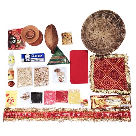 Buy Online: Complete Navratri Puja Samagri Kit - 40+ Items