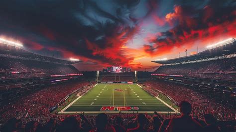 Download Louisville Cardinals Stadium Sunset Wallpaper | Wallpapers.com