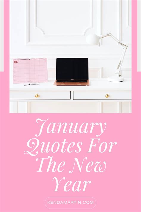 JANUARY QUOTES FOR THE NEW YEAR