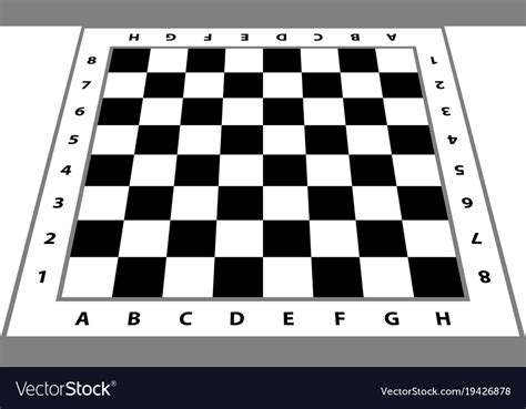 Chessboard background empty chess board Royalty Free Vector