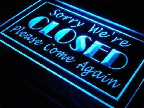 Buy Sorry We're Closed LED Neon Light Sign | Way Up Gifts