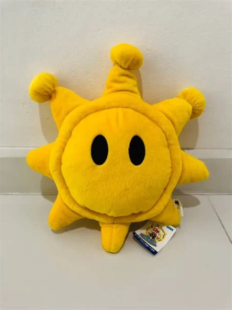 2002 SUPER MARIO Sunshine Shine Sprite plush 14" SEGA Prize Nintendo ...