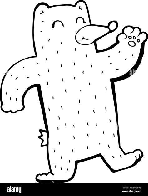 cartoon waving bear Stock Vector Image & Art - Alamy