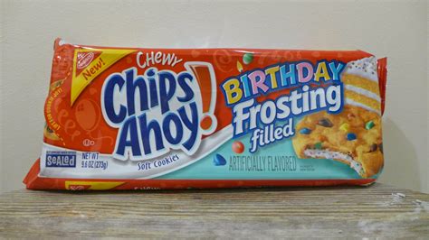 Creamy Steaks: Chips Ahoy! Birthday Frosting Filled Cookies