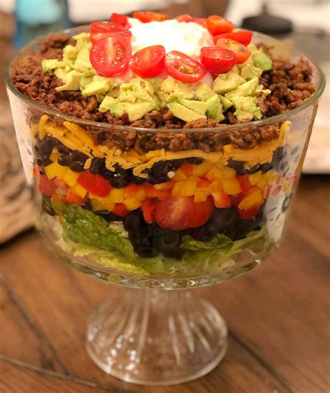 Layered Taco Salad Recipe (Low Calorie AND Easy to Customize for a Crowd!)